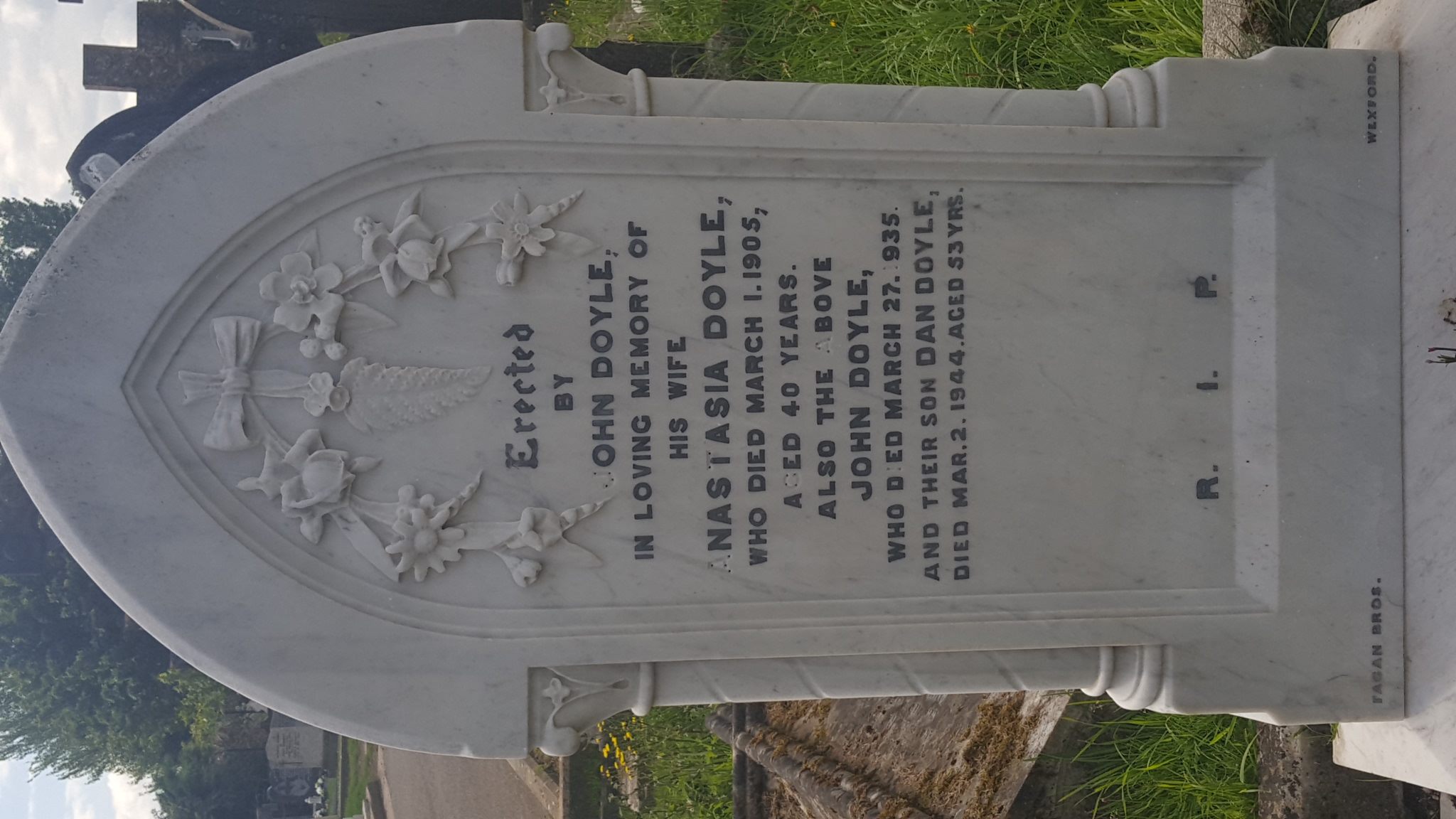 Doyle family gravestone, Wexford